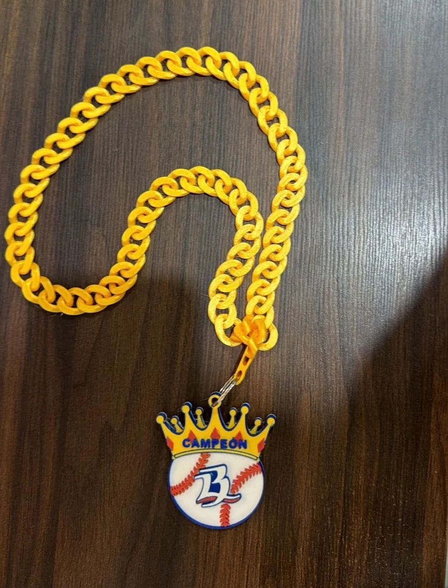 Medallas para equipos personalizadas, Numero y nombre en la parte posterior